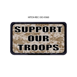 Camo-Support Our Troops Hitch Cover Tow Hitch Cover, Hitch Cover, Receiver Hitch Cover, Receiver Cover, USA Hitch Covers, Tailgating, Bottle Olpener Hitch Cover