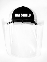 Clip On Hat Face Shield 