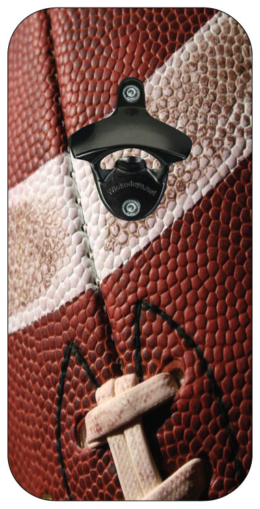 Football Bottle Opener  Bottle, Bottle Opener, Beer, Soda, Magenetic Bottle Opener, Popncaps, Wicked Eye, Beer Pong, Beer Bong, American Made