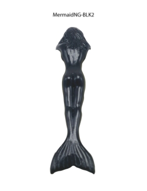 Mermaid Surfboard Nose Guard - Black surfboard accessories, noseguard, surfboard noseguards, mermaid noseguards, shred head noseguard,