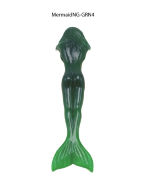 Mermaid Surfboard Nose Guard - Green surfboard accessories, noseguard, surfboard noseguards, mermaid noseguards, shred head noseguard,