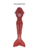 Mermaid Surfboard Nose Guard - Red - MermaidNG-RED3