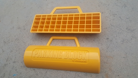 Parking Blocks ( set of 2 ) Yellow 