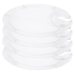 Snack Tray & Wine Glass Holder ( set of 4 )   - SnackTrayOval001