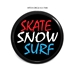 Surf Skate Snowl Hitch Cover - Hitch-Circle4.5-7590