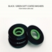 Washers ( Set of 4 Black & Green )  - Wash-Blk-5060