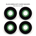 Washers ( Set of 4 Black & Green )  - Wash-Blk-5060